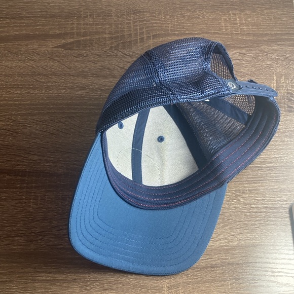 Mens EUC Southern Tide Texas Patch Performance Trucker Hat Seven Seas Blue - Picture 5 of 7